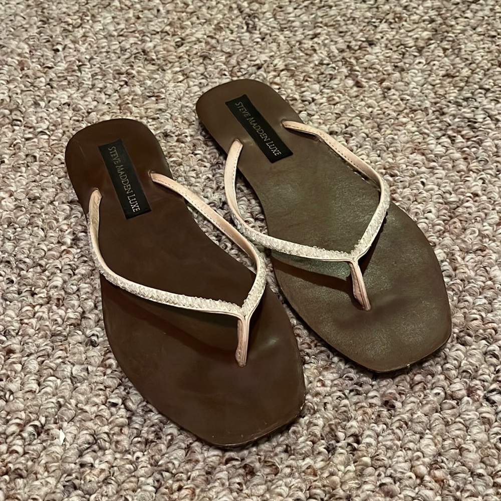 Steve Madden Luxe beaded sandals